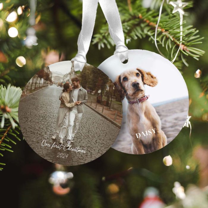 Personalised Photo Tree Decorations