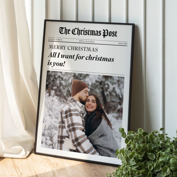 Personalised Newspaper Poster