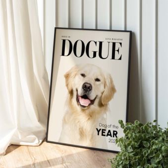 Personalised Pet Magazine Poster