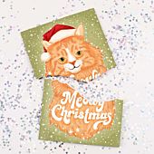 Endless Meowy Christmas Card