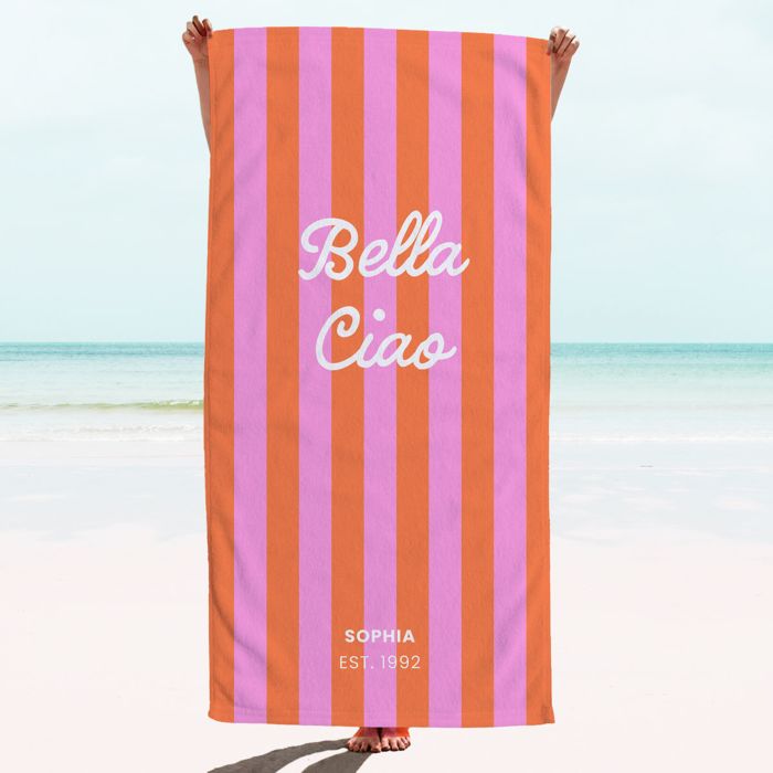 Personalised Retro Towel