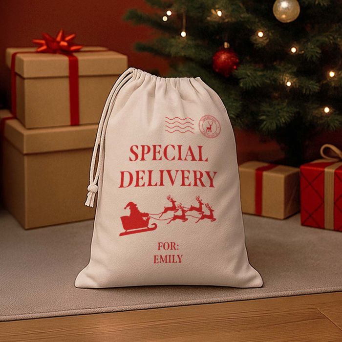 Personalised Christmas Mail Sack